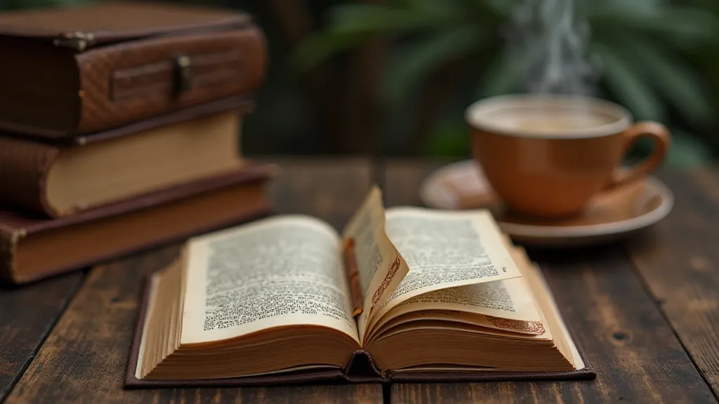 Vintage accordion bookmark