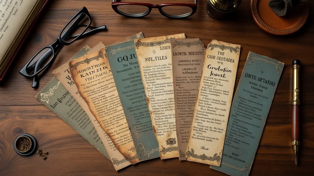 Vintage Bookmark Collection