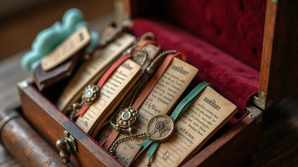 Vintage Bookmark Collection in Box