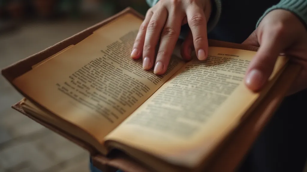 Restoring a vintage paper bookmark